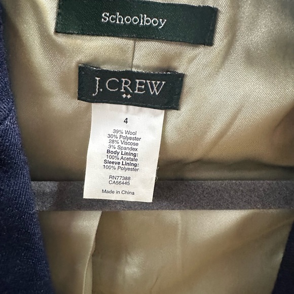 J.Crew Factory Navy Floral Eyelet Skirt in size 6 - Picture 3 of 4